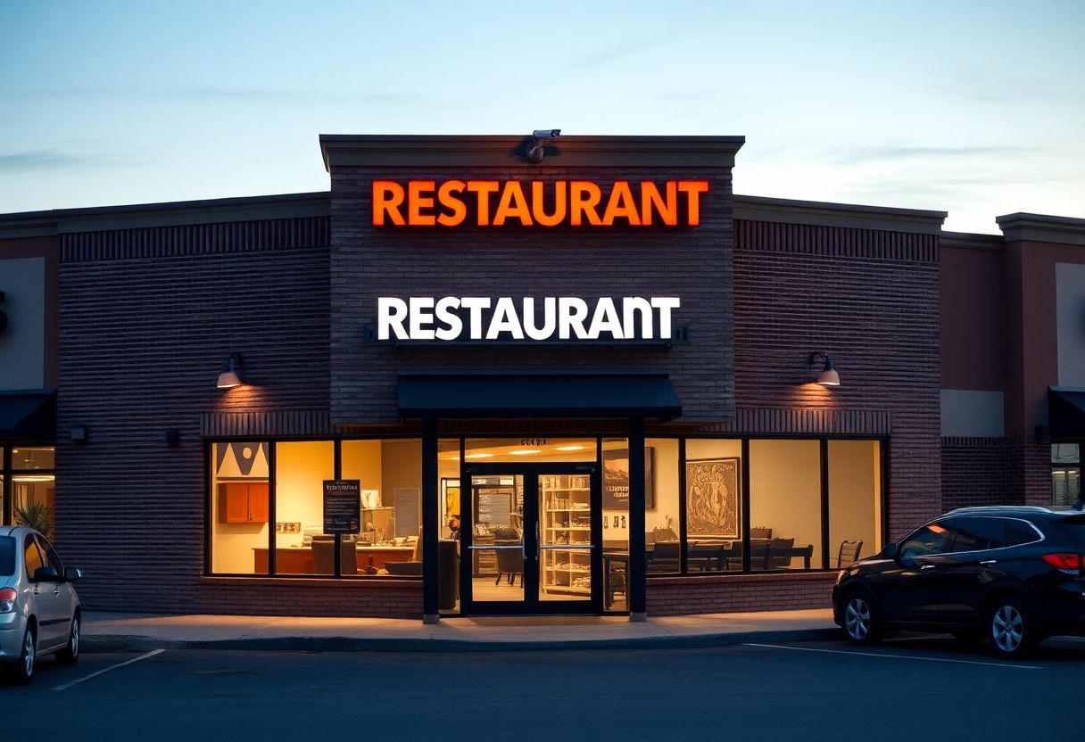 Security camera monitoring the counter and entrance of a restaurant in Ontario