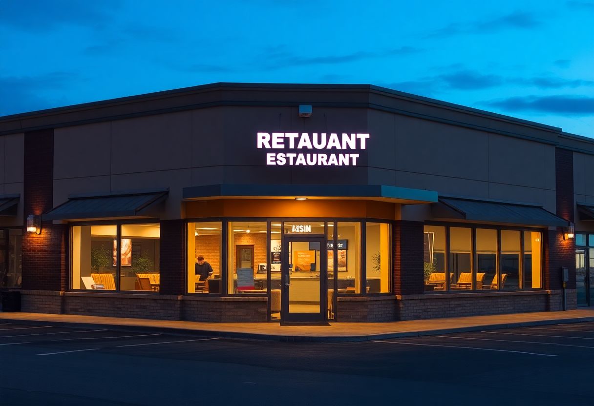 Security camera monitoring the counter and entrance of a restaurant in Ontario